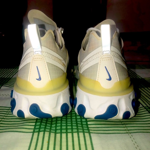 Nike white sneakers men shoes size 8 - Picture 2 of 7